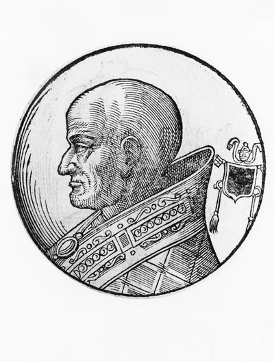 Retrato de Sergio III de Blaise Nicolas Le Sueur