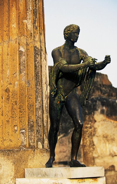 Estatua del dios Apolo, Pompeya (Lista del Patrimonio Mundial de la UNESCO) de Blaise Nicolas Le Sueur