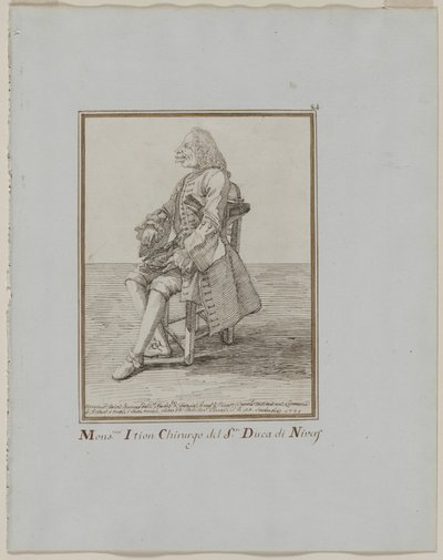 Monsieur Ition Chirurgo del sre. Duca di Nivers, 1749 de Pier Leone Ghezzi
