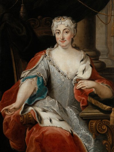 Retrato de María Clementina Sobieska 1702-1735 de Pier Leone Ghezzi