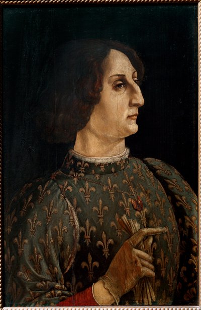 Retrato de Galeazzo Maria Sforza, Duque de Milán de Piero del Pollaiolo