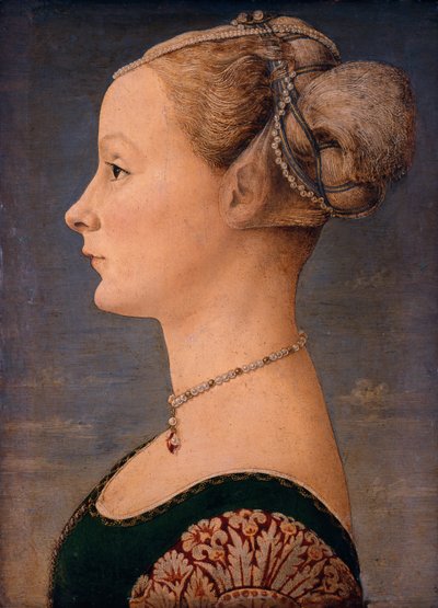 Retrato de una mujer de Piero del Pollaiuolo