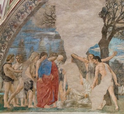 Muerte de Adán (detalle) de Piero della Francesca