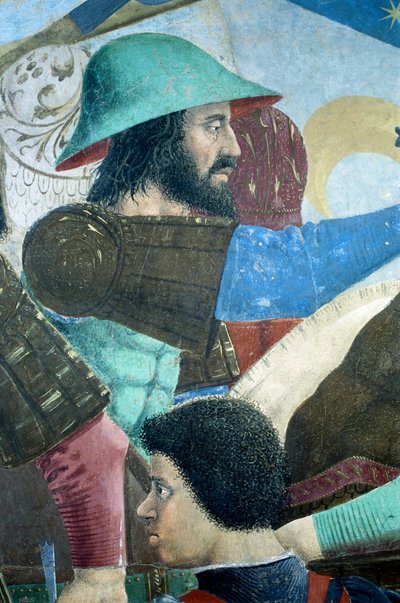 Batalla de Heraclio I de Bizancio contra Cosroes II (detalle) de Piero della Francesca