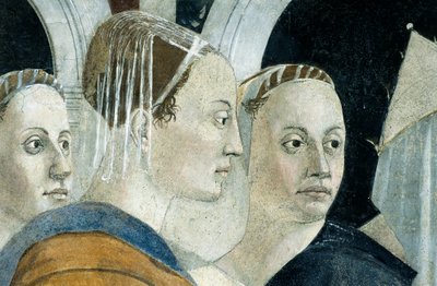 Leyenda de la Vera Cruz (detalle) de Piero della Francesca