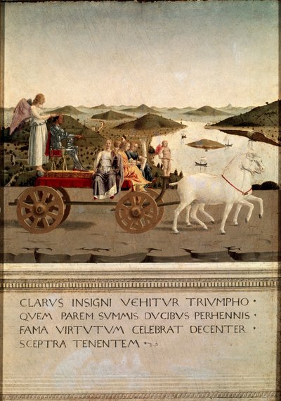 Díptico del triunfo de Federico da Montefeltro y Battista Sforza de Piero della Francesca