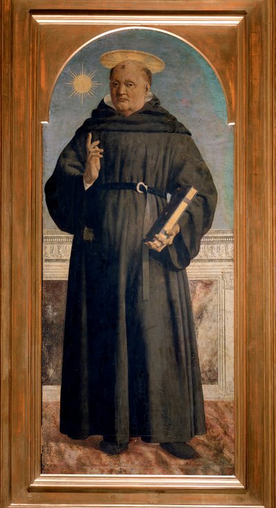 Políptico de San Agustín: San Nicolás de Tolentino de Piero della Francesca