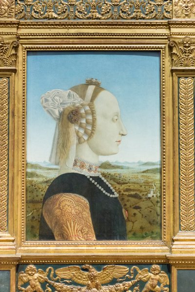 Retratos de la duquesa de Urbino, Battista Sforza de Piero della Francesca