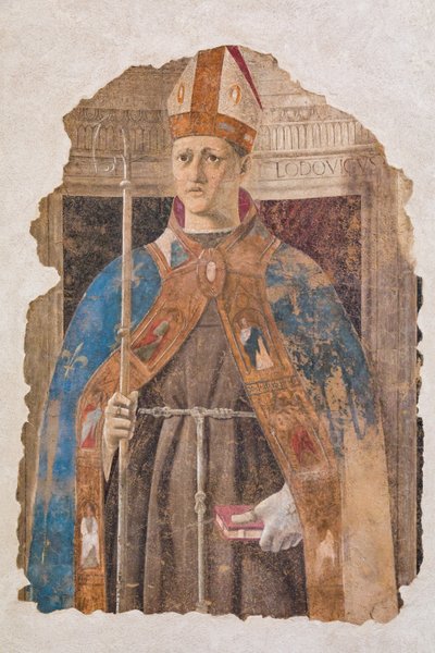 San Luis de Toulouse, fragmento de Piero della Francesca