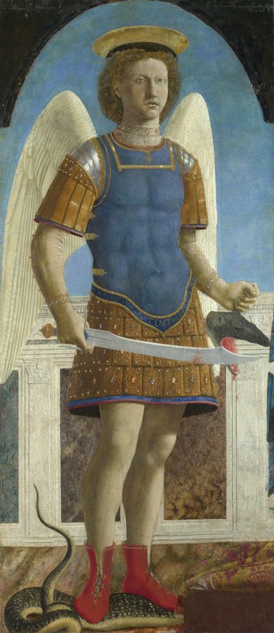 San Miguel Arcángel, 1469 de Piero della Francesca