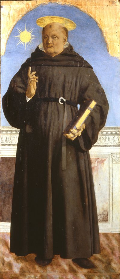 San Nicolás de Tolentino, 1454-1459 de Piero della Francesca