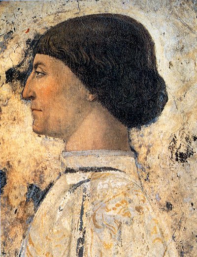 Sigismondo Pandolfo Malatesta (detalle) de Piero della Francesca