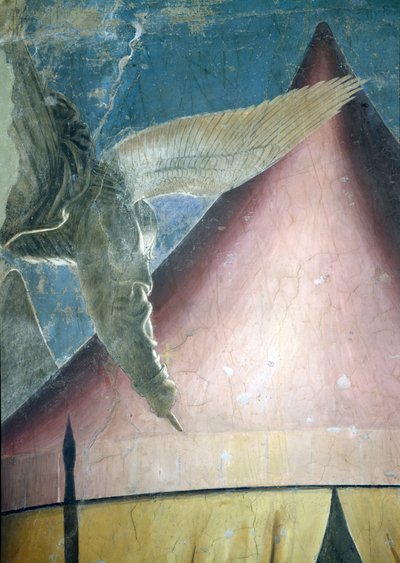 El Sueño de Constantino (detalle) de Piero della Francesca