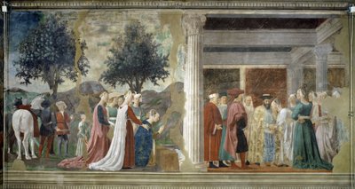 La Leyenda de la Verdadera Cruz (detalle) de Piero della Francesca