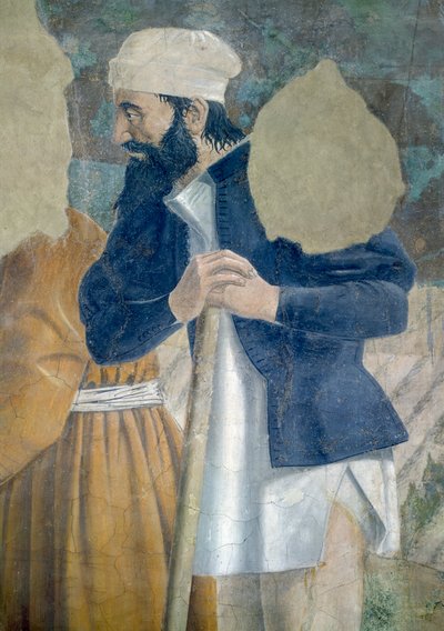 La Leyenda de la Vera Cruz, el Descubrimiento de la Cruz (detalle) de Piero della Francesca