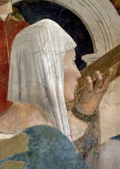La Leyenda de la Vera Cruz, la Verificación de la Cruz (detalle) de Piero della Francesca