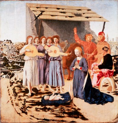 La Natividad, 1470-1475 de Piero della Francesca