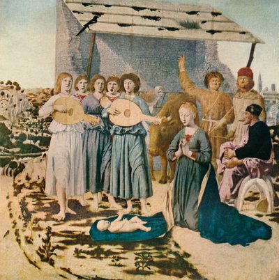 La Natividad, c1470, 1911 de Piero della Francesca