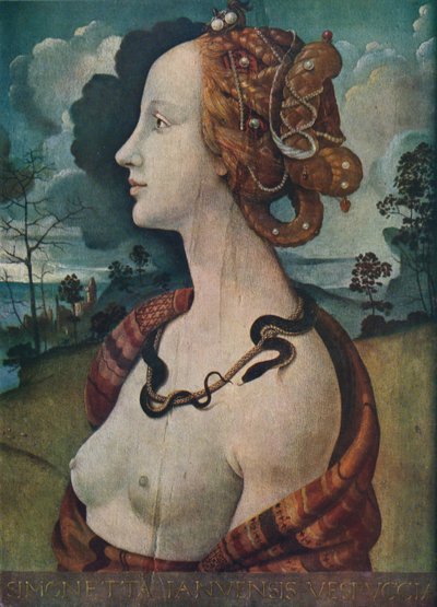 Retrato de Simonetta Vespucci de Piero di Cosimo