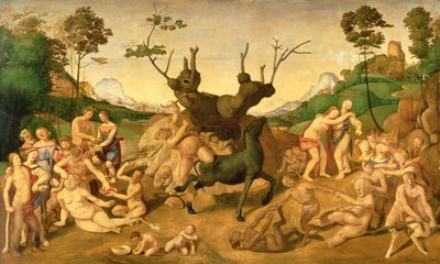 Las desgracias de Sileno de Piero di Cosimo
