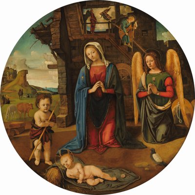 La Natividad con el Niño San Juan de Piero di Cosimo