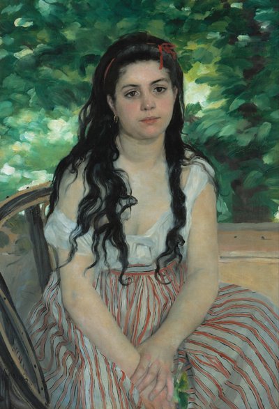 En été - La bohémienne de Pierre Auguste Renoir