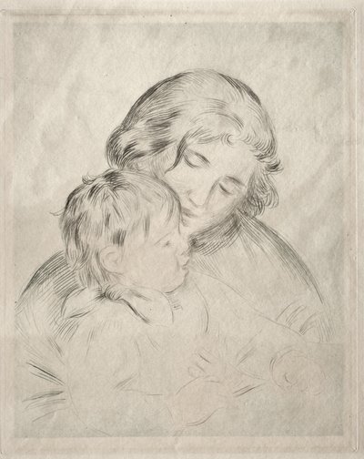 Madre e hijo de Pierre-Auguste Renoir