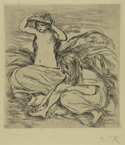 Los Dos Bañistas de Pierre-Auguste Renoir