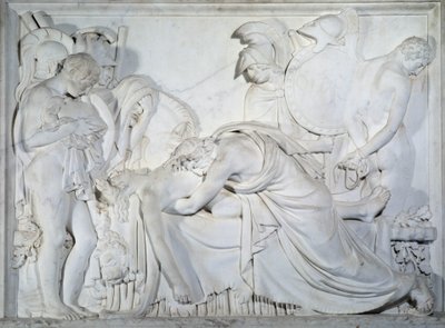 Evandro lamentando la muerte de Pallas de Pierre Francois Gregoire Giraud