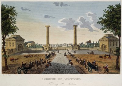 Barreras de Vincennes por Courvoisier de Pierre (after) Courvoisier