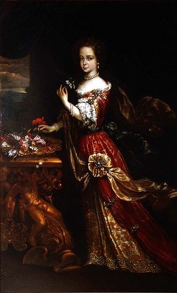 Retrato de una dama, posiblemente Henrietta Anne, duquesa de Orleans (1644-70), hija de Carlos I de Pierre (circle of) Mignard