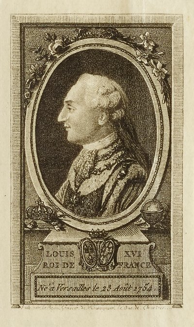 Luis XVI--Rey de Francia de Pierre Adrien Le Beau