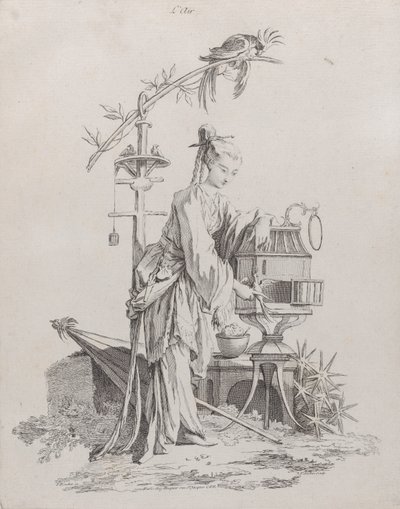 Aire, de Los Cuatro Elementos de Pierre Alexandre Aveline