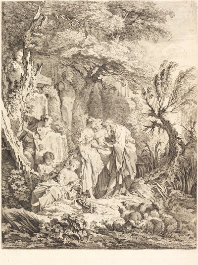 La Buena Aventura, 1738 de Pierre Alexandre Aveline