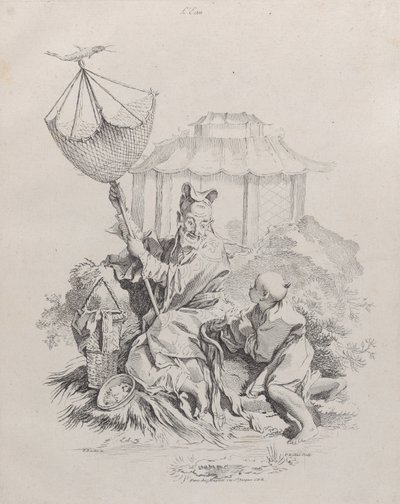 Agua, de Los Cuatro Elementos, 1738-49 de Pierre Alexandre Aveline