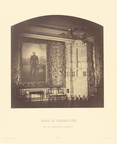 Palacio Tsárskoe-Selo, Salón del Apartamento de Alejandro I de Pierre Ambrose Richebourg