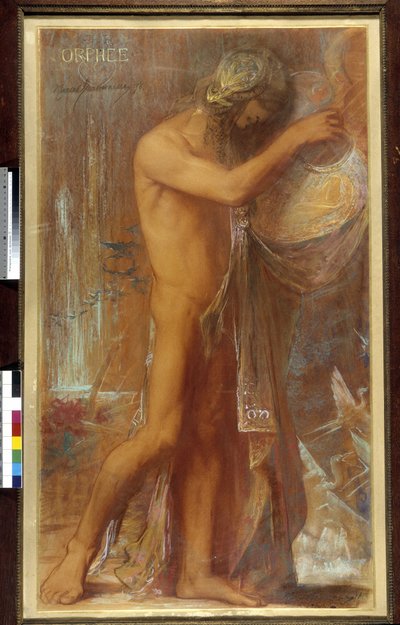 Orphee tocando el cithar de Pierre Amedee Marcel Beronneau