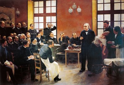Una lección clínica con el Doctor Charcot en la Salpêtrière de Pierre Andre Brouillet