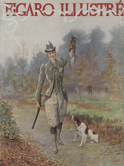 Portada de Le Figaro Illustré, noviembre de 1891 de Pierre Andre after Brouillet