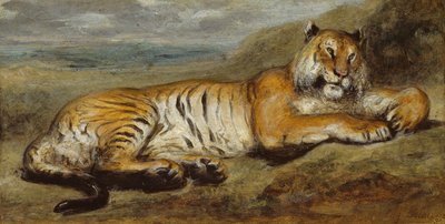 Tigre descansando de Pierre Andrieu