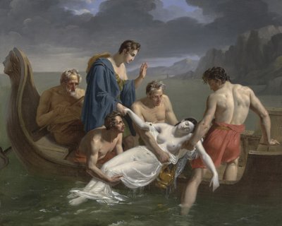 La muerte de Safo de Pierre Antoine Augustin Vafflard