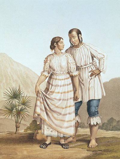 Traje de indio mexicano, de 
