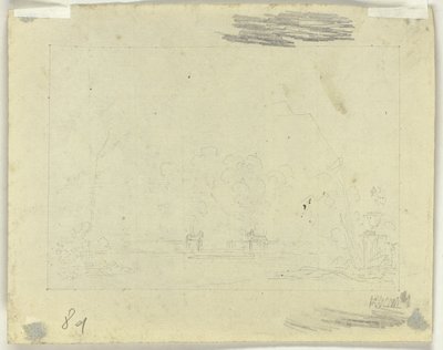 Hoja de bocetos de Pierre Antoine Mongin