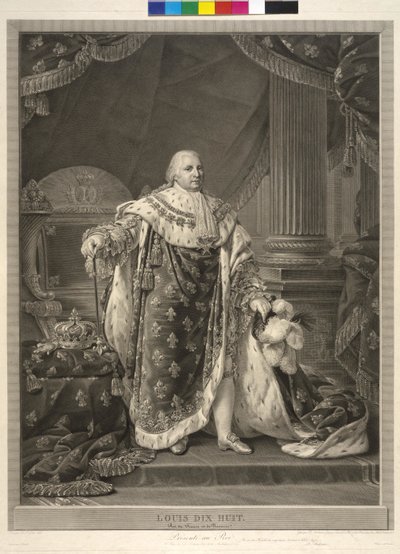 Rey de Francia Luis XVIII de Pierre Audouin