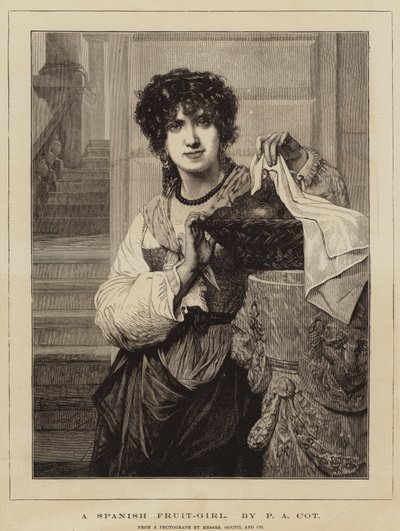 Una frutera española de Pierre Auguste Cot
