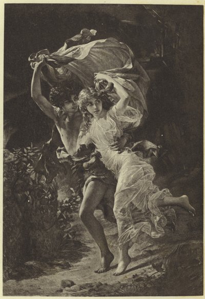 La tormenta de Pierre Auguste Cot de Pierre Auguste Cot