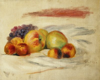 Manzanas y uvas; Pommes et Raisins, c. 1910 de Pierre Auguste Renoir