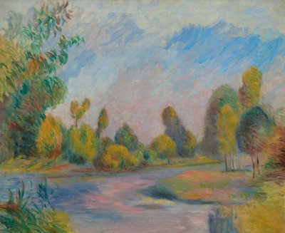 A la orilla del río, 1896 de Pierre Auguste Renoir