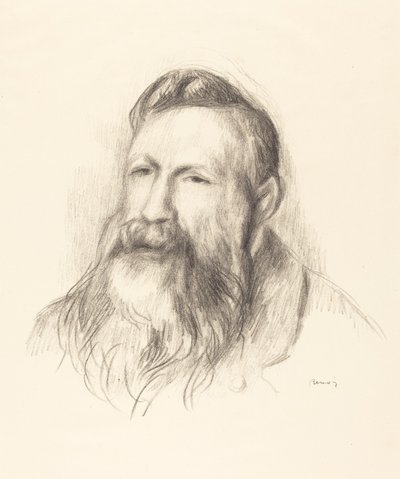 Auguste Rodin, c. 1910 de Pierre Auguste Renoir