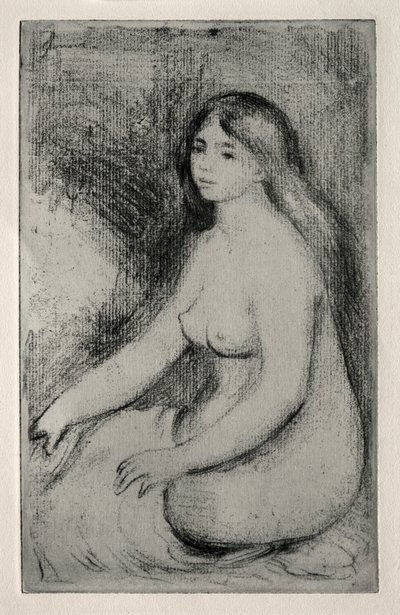 Baigneuse assise de Pierre Auguste Renoir
